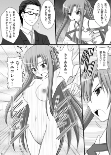 [Asanoya (Kittsu)] Toraware Hime I - System Master Nyaa Sakarae nee (Sword Art Online) [Digital] - page 7