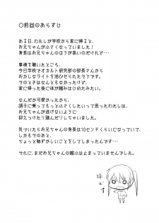 [honey lounge (Hachimitsu)] Imouto >> Ani [English] - page 2