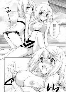 (C83) [CHAGASHI SAIBAN (Yamabuki Mook)] CharlxLauxSummer Sea! (Infinite Stratos) - page 9