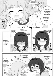 (COMIC1☆7) [Purimomo (Goyac)] Himegoto Flowers 5 | Secret Flowers 5 (YuruYuri) [English] [Yuri-ism] - page 8