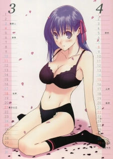 (C71) [Moriisan-Tokono (Morii Shizuki)] Fate Mini Calendar 2007 (Fate/stay night) - page 4