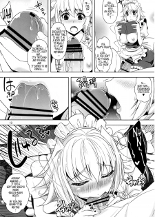 (C83) [Unique (Rakujin)] Sakuya mo Sakuya to Suite de! (Touhou Project) [English] [Tonigobe] - page 12