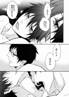 (SPARK6) [FIZZCODE (Satonishi)] Anata Shika Mitasenai. (Ao no Exorcist) - page 19