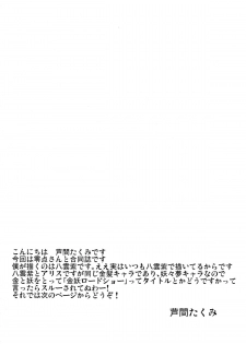 (Reitaisai 8) [Ashima Sandou, Zero Frontier (Ashima Takumi, Reiten)] Minna no YukAlice (Touhou Project) - page 3