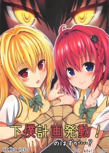 (COMIC1☆7) [HAMMER_HEAD (Makabe Gorou)] Geboku Keikaku Hatsudou! no Hazu ga...? (To LOVE-Ru Darkness) - page 1