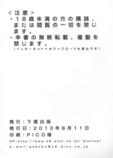(C84) [GEBOKU SHUPPAN (PIN VICE)] Akiko-san no Inbi na Nikutai (Sisters ~Natsu no Saigo no Hi~) - page 33