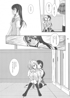 (C84) [Curtain Wall no Ie (Suzumiya Kiriha)] Modokashiino (Love Live!) - page 8