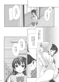 (C84) [Curtain Wall no Ie (Suzumiya Kiriha)] Modokashiino (Love Live!) - page 23