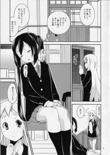 (C82) [KATAMARI-YA (Shinama)] Mugyu Azu Otoko No Ko (K-On!) - page 4