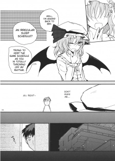 (Reitaisai 9) [Mikkamisaki (Nadzuka)] Remilia ga Genjitsukyou Iri | Remilia in My Hometown in Reality (Touhou Project) [English] [Yendi] - page 34