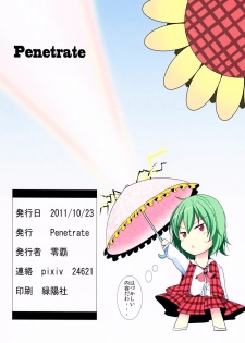 (SC53) [Penetrate (Reiha)] Yuuka H Taiyou no Hata Nite (Touhou Project) - page 18