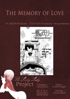 [Akatsuki Myuuto] Ai no Memory | The Memory of Love (Innocent ~Shoujo Memoria~) [English] [The Lusty Lady Project] [Decensored] - page 41