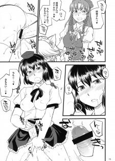 (C84) [Hinemosuan (Hinemosu Notari)] Ana ga attara dashitai (Touhou Project) - page 12