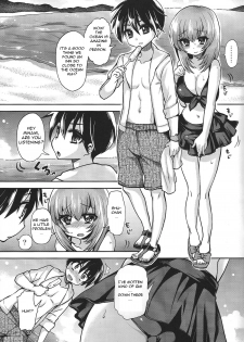 (C84) [Oshiruko Kan (Piririnegi)] Mizugi de Shiyo! [English] [Forbiddenfetish77] - page 4