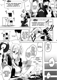 (C82) [Fujiya Honten (Thomas)] Shinjinrui wa Kochou no Yume wo Miruka? (Phantasy Star Online 2) [English] [Tigoris Translates] - page 5