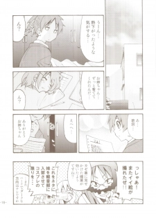 (C77) [Ponyfarm (Inoue Yoshihisa)] PONY-ON! 2 ~Onee-chan no Nawa tte Attakaku te Kimochi ii yo ne? (K-ON!) - page 15
