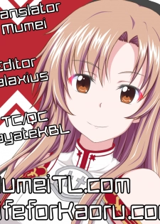 [STUDIO RUNAWAY WOLF (Nakajima Akihiko)] LOVE BIRDS (Sword Art Online) [English] [Mumei + L4K] - page 28