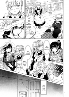 (GirlsLoveFestival10) [peachpulsar (Mira)] Okusama to Maid-san | Maid and Madam [English] =TV & Yuri-ism= - page 4