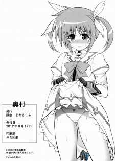 (C82) [KURUBUSI-KAI (Dowarukofu)] Kanrikyouku no Yoru no Oshigoto Nano (Mahou Shoujo Lyrical Nanoha) [English] [SMDC] - page 9