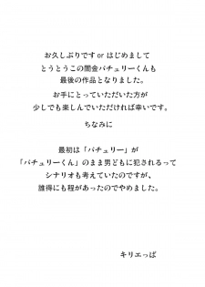 (C84) [Depression (Kirieppa)] Yamikin Patchouli-kun ～ Patchouli-kun ～ (Touhou Project) - page 20