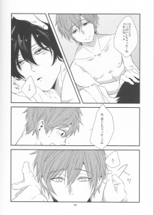 (Renai Jiyuugata! Natsu Honban) [nicotama (nicoco)] Inu no Kyuukaku (Free!) - page 35