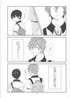 (Renai Jiyuugata! Natsu Honban) [nicotama (nicoco)] Inu no Kyuukaku (Free!) - page 16
