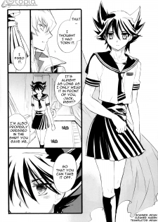 (SPARK3) [Rapan (Himuro Shizuku)] Sailor Fuku to Duel King (Yu-Gi-Oh! 5D's) [English] [utopia-doujinshi] - page 31