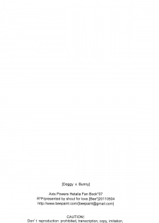 [Shout for Love (Bee)] Doddy Bunny (Hetalia) - page 28