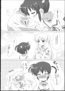 (C83) [Goberazzo (Mukaibi Aoi)] Onnanoko Doushi dakedo Ai sae Areba Kankeinai yo ne (Mahou Shoujo Lyrical Nanoha) - page 17