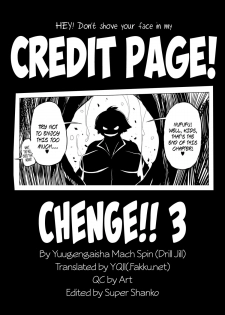 (Futaket 9) [Yuugengaisha Mach Spin (Drill Jill)] Chenge!! 3 (Getter Robo) [English] [YQII] - page 23