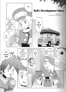 (CR21) [Bakuhatsu BRS. (B.Tarou)] Roll-chan no Kaihatsu Nikki | Roll's Development Diary (CAPSULE COMPUTER) (Rockman DASH) [English] [Writefuck] - page 1