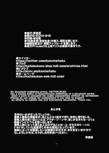 (Meikasai 8) [Haitokukan (Haitokukan)] Touhou Toumei Ningen 2 Shinnyuu Renko n Chi (Touhou Project) - page 17