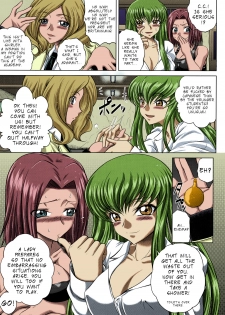 (C83) [Blue Bean (Kaname Aomame)] C2lemon@M (Code Geass: Lelouch of the Rebellion) [English] =LWB= [Decensored] [Colorized] - page 4