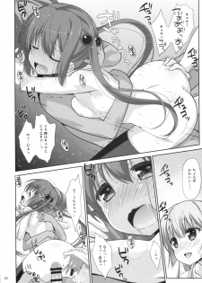 (COMIC1☆8) [Nama Cream Biyori (Nanase Meruchi)] Melcheese 39 HHGX (HHG Megami no Shuuen) - page 9