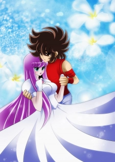 [Karin] Seiya x Saori - [R-18] 初夜(Saint Seiya Omega) - page 1