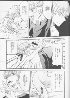 (C83) [OVERDOSE (Hashiba Yachi)] Warui Shinpu to Wagamama Ou (Fate/stay night) - page 34