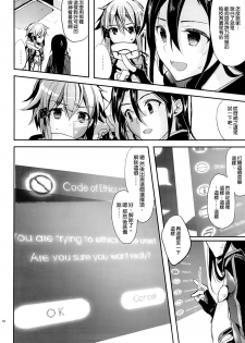 (C86) [Kawaisounako (Ichino, Yuyu)] Yosokusen o Koete (Sword Art Online) [Chinese] [空気系☆漢化] - page 9