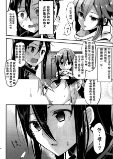 (C86) [Kawaisounako (Ichino, Yuyu)] Yosokusen o Koete (Sword Art Online) [Chinese] [脸肿汉化组] - page 7