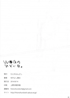 (C86) [Hito no Fundoshi (Yukiyoshi Mamizu)] WUG no Hidoi Hi. (Wake Up, Girls!) - page 24