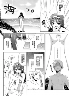 (C86) [SEM;COLON (Mitsu King)] Senpai Append Natsu [Chinese] [空気系☆漢化] - page 9
