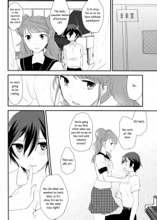 (C86) [MEGANE81 (Shinocco)] Himitsu * Natsufuku = x/Otona | Secret times Summer Uniform equals X over Adult (Persona 4) [English] [Yuri-ism] - page 14