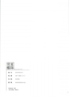 (C86) [Moment Silicon (Kahasina)] Tokonatsu Kantai (Kantai Collection -KanColle-) - page 26