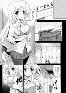 (Lyrical Magical 16) [Gakushokutei (Watanohara)] Fate-chan No Hokentaiiku -Hosyuu- (Magical Girl Lyrical Nanoha) - page 4