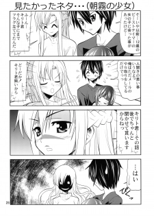 (C83) [MORIMI-YA (Morimi Ashita)] Toraware no Kokoro (Sword Art Online) - page 28