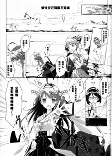 (C86) [Yuusha-sama Go-ikkou (Nemigi Tsukasa)] Shin Soubi wo Shiken Unyou seyo! (Kantai Collection -KanColle-) [Chinese] [二三三book汉化组] - page 4