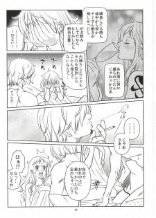(C86) [Mamiana Paradise (Kuri)] Himitsu no Koi Wazurai (One Piece) - page 10