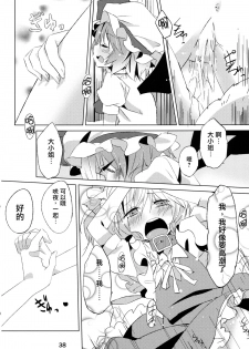 (Kouroumu 8) [Makkou Kujira (ema20)] Kubiwa Kanojo (Touhou Project) [Chinese] [无毒汉化组] - page 37