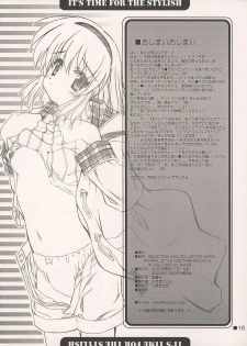 (C64) [Konpal Style (Saeki Hijiri)] SELECTION AND COLLECTION 2003 IN THE CASE OF SHIORI (Kanon) - page 15