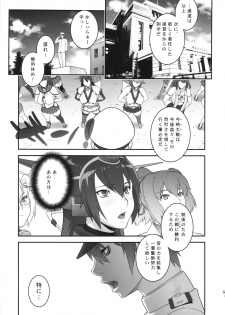 (C87) [Motchie Kingdom (Motchie)] Chouchou Dokyuusenkan deesu (Kantai Collection -KanColle-) - page 4