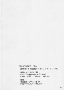 (C86) [Akikaze Asparagus (Aki)] Okosama Nazrin (Touhou Project) - page 22